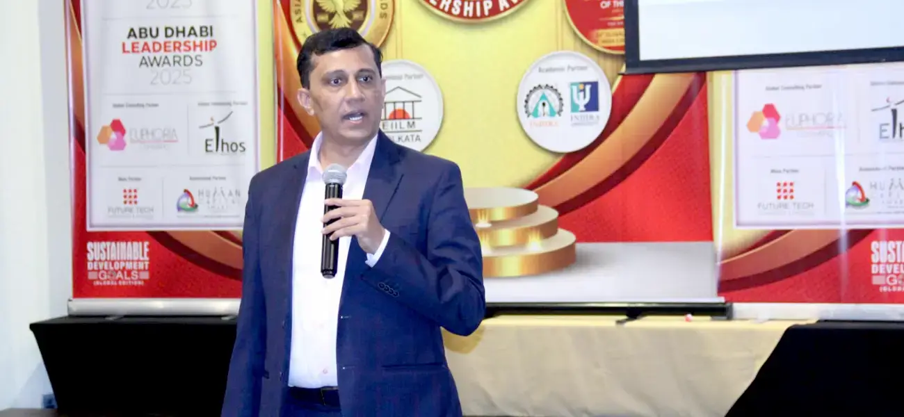 Abu Dhabi Leadership Awards 2025 - Ashish Patel Speech